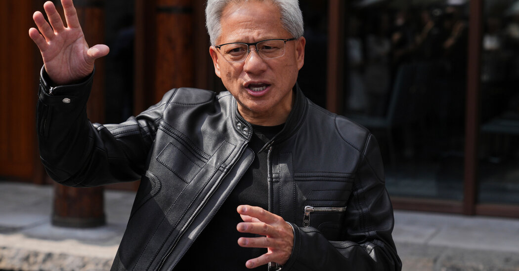 Nvidia Chief in Talks With China to Allay Security Fears Over A.I. Chips