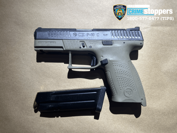 Officers recovered a loaded 9 millimeter firearm at the scene, Pagan added.