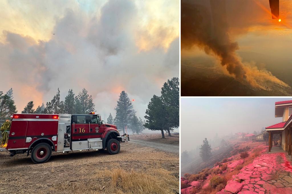 Oregon wildfire threatens thousands of homes as officials issue ominous warning