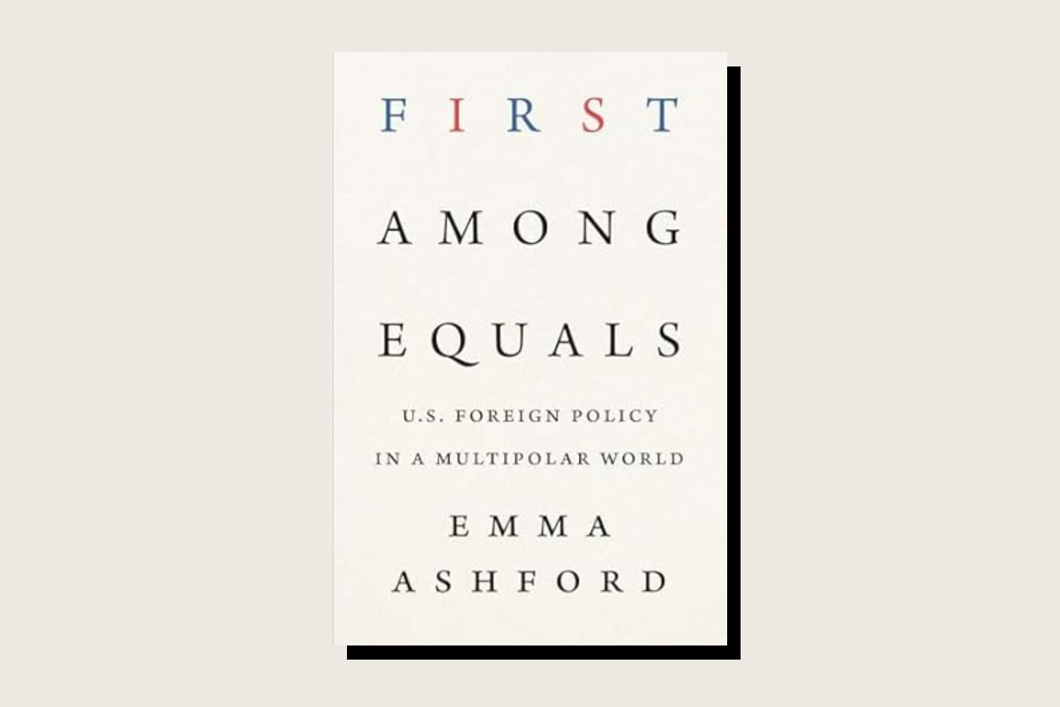 The book cover for First Among Equals by Emma Ashford.