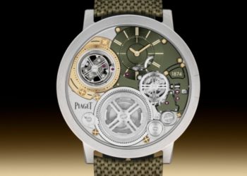 Piaget Dresses Two New Altiplano Ultimate Concept Wristwatches in Khaki and Yellow Gold