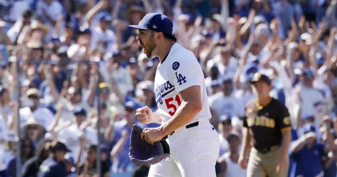 Plaschke: Sweep Diego! Dodgers dominate stumbling Padres and prove they’re better