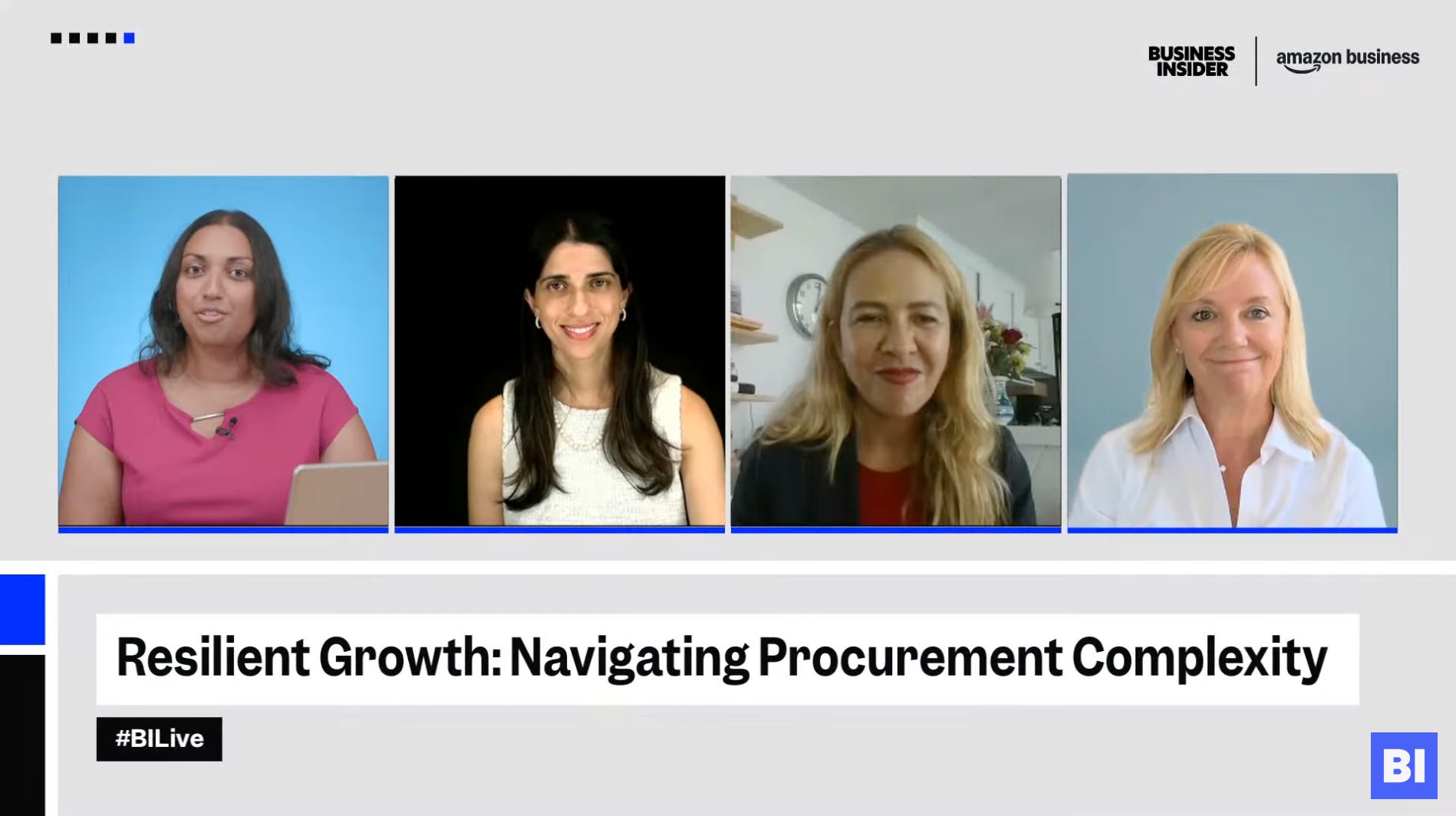 Headshots of people on screen from webinar meeting