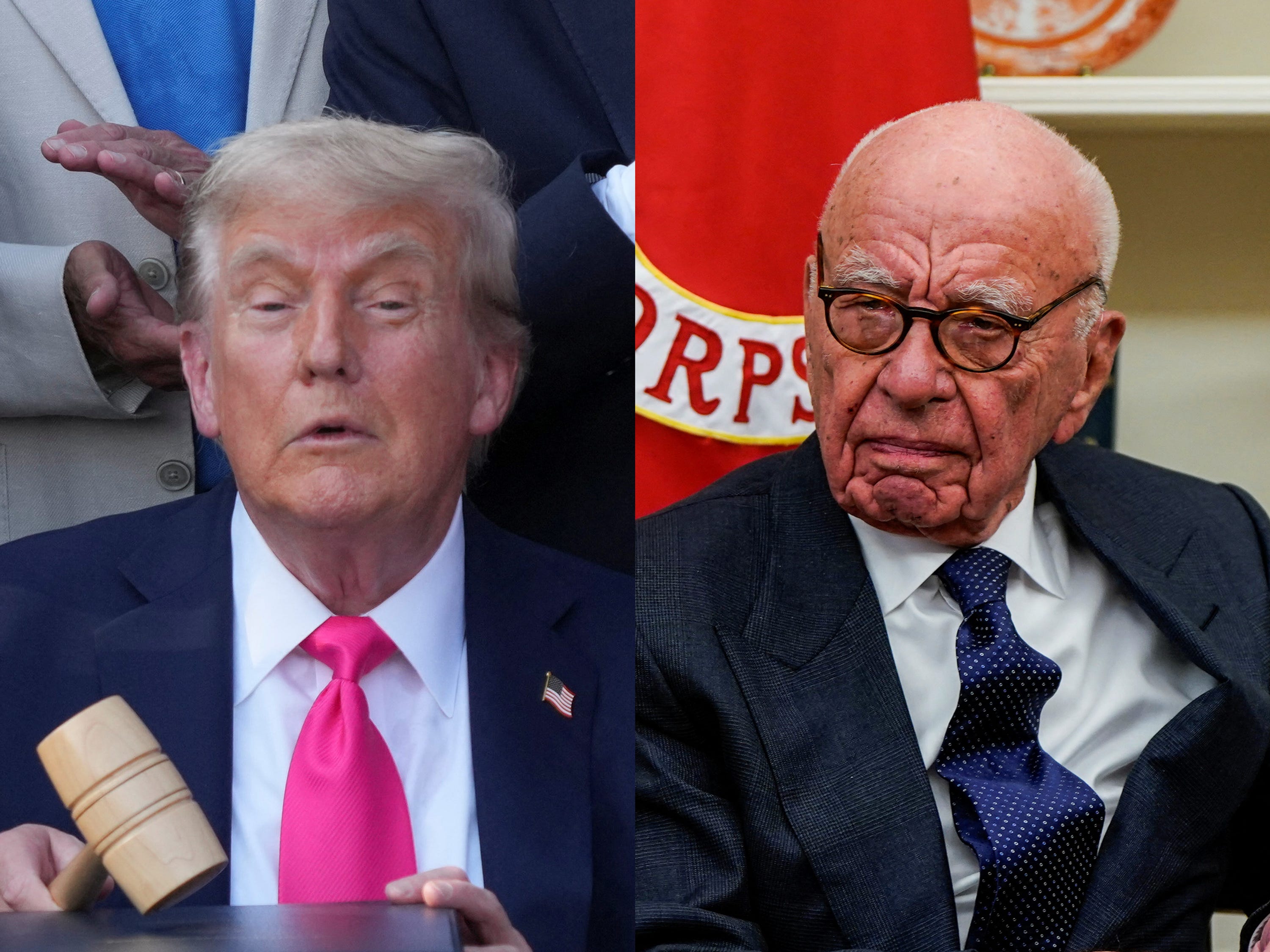Donald Trump and Rupert Murdoch