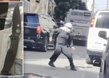 San Francisco mob assaults ICE agents, one keffiyeh-clad perp charged for threatening to ‘stab’ officer, hurt family