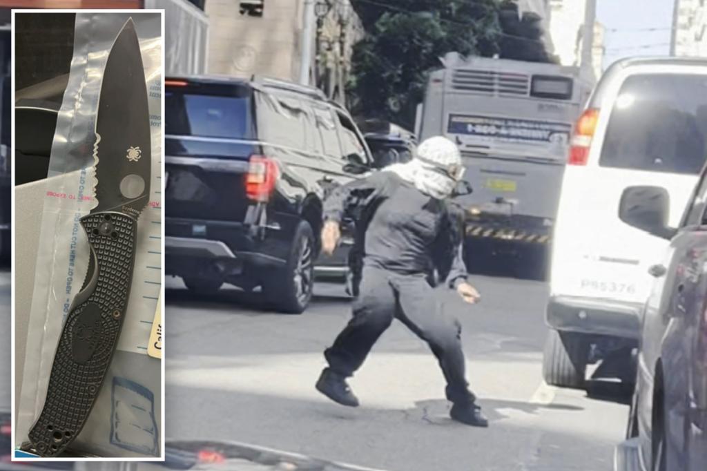 San Francisco mob assaults ICE agents, one keffiyeh-clad perp charged for threatening to ‘stab’ officer, hurt family