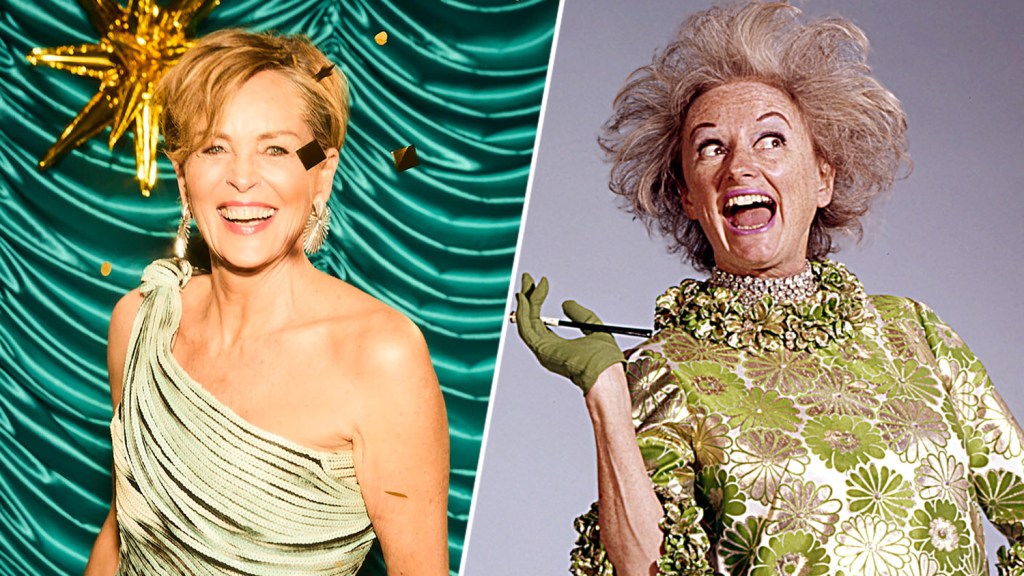 Sharon Stone Is “Trying” To Make Phyllis Diller Biopic: “I’m Desperate To Play Her”