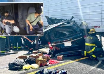 Shocking footage shows illegal-migrant driver make outrageous rogue U-turn, killing 3: officials