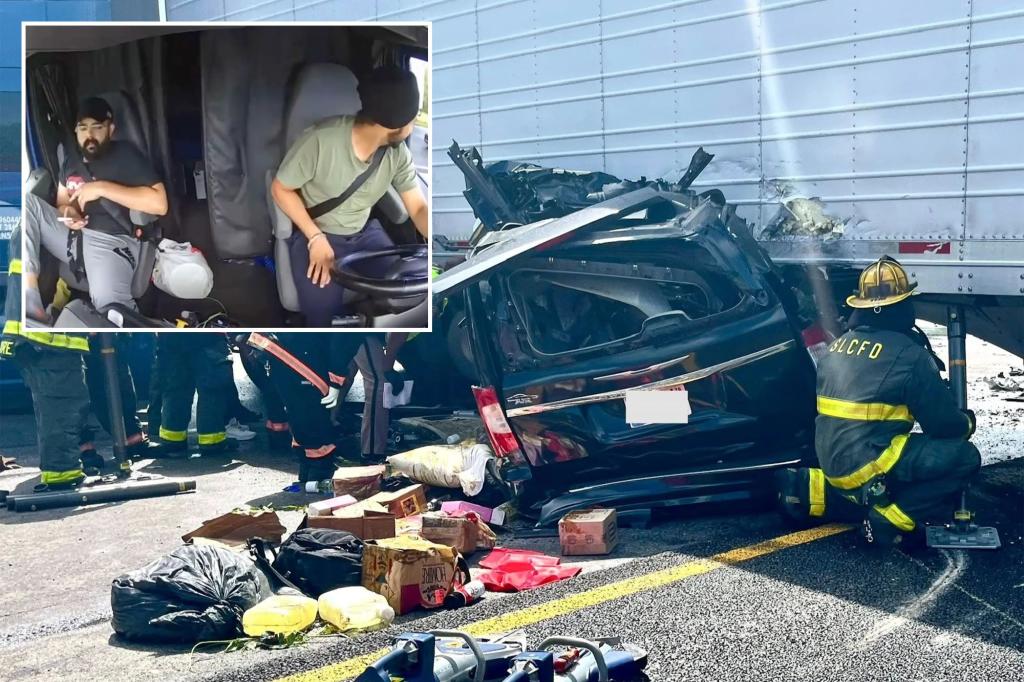 Shocking footage shows illegal-migrant driver make outrageous rogue U-turn, killing 3: officials