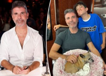 Simon Cowell shares rare glimpse of look-alike son, Eric, 11, on ‘America’s Got Talent’ set
