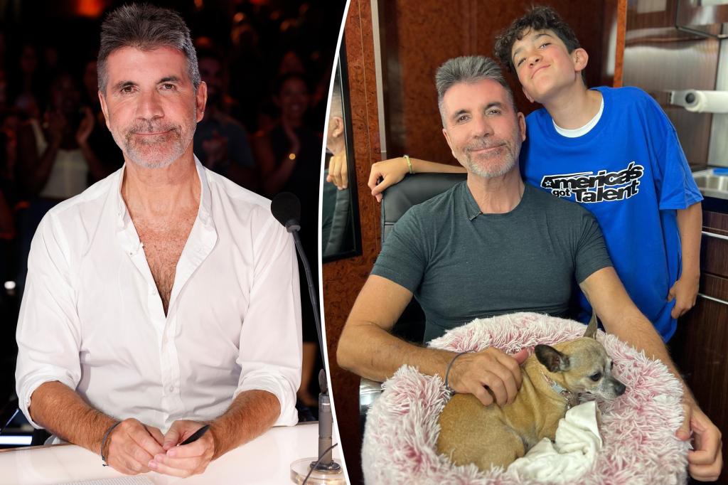 Simon Cowell shares rare glimpse of look-alike son, Eric, 11, on ‘America’s Got Talent’ set