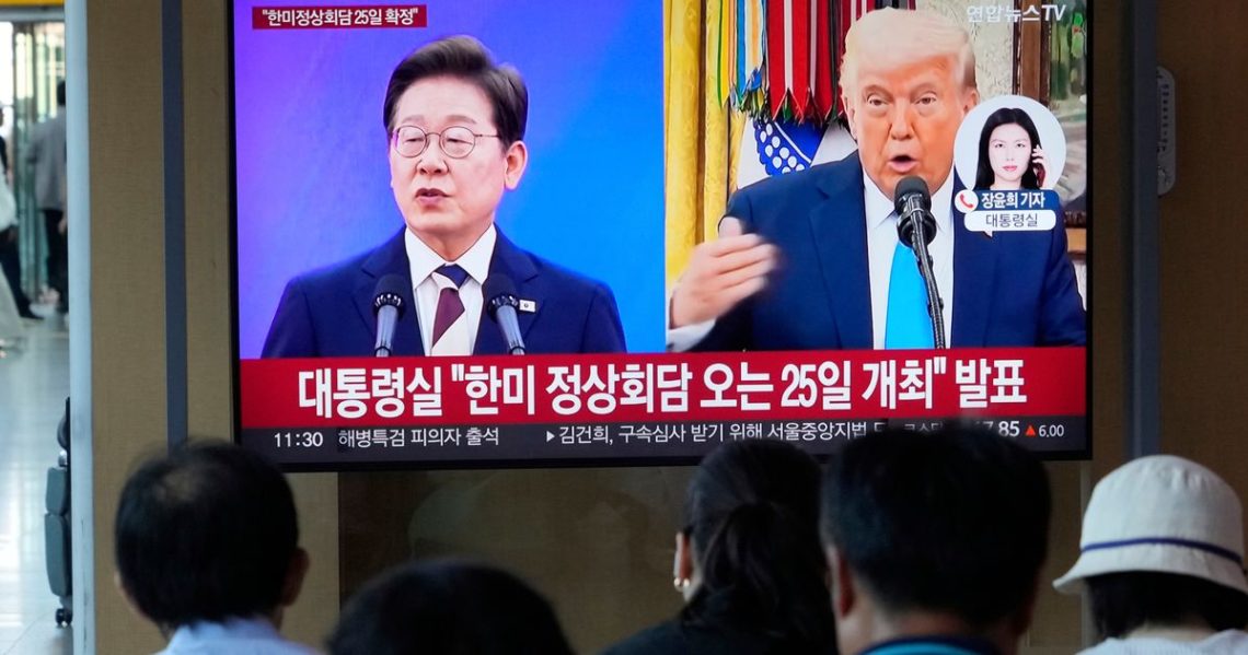 South Korean President Lee will travel to Washington for Aug. 25 meeting with Trump