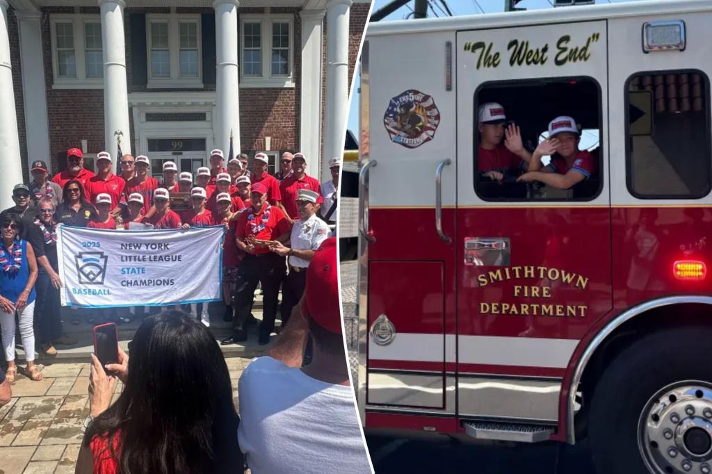 St. James-Smithtown Little League team honored with parade after valiant run in LLWS regional