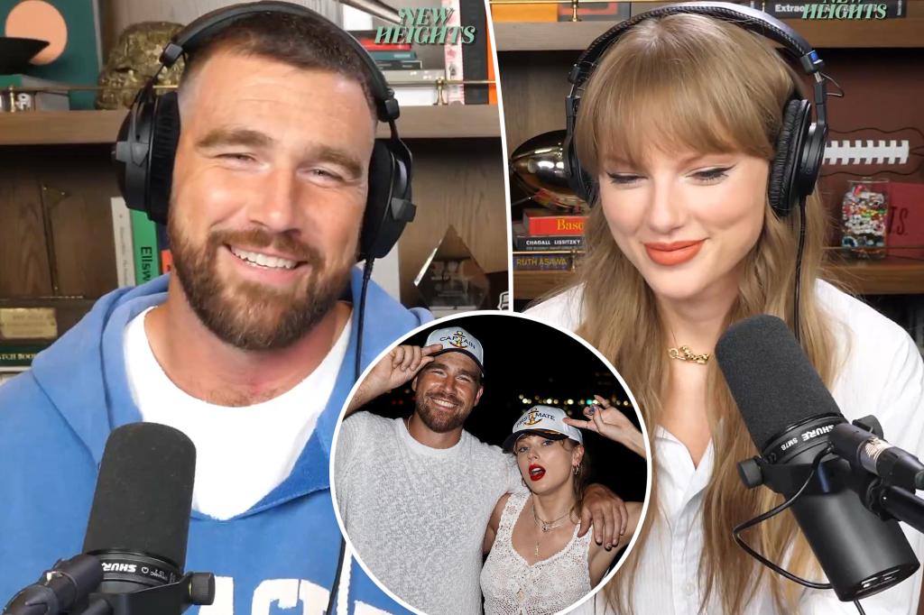 Taylor Swift confirmed as Travis Kelce podcast guest in flirty ‘New Heights’ preview