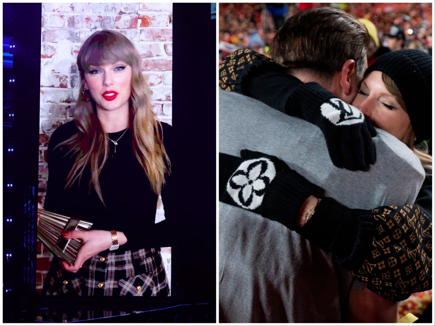 Composite image of Taylor Swift