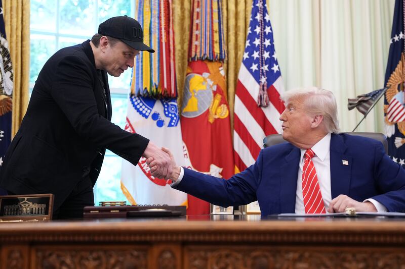 Elon Musk and Donald Trump