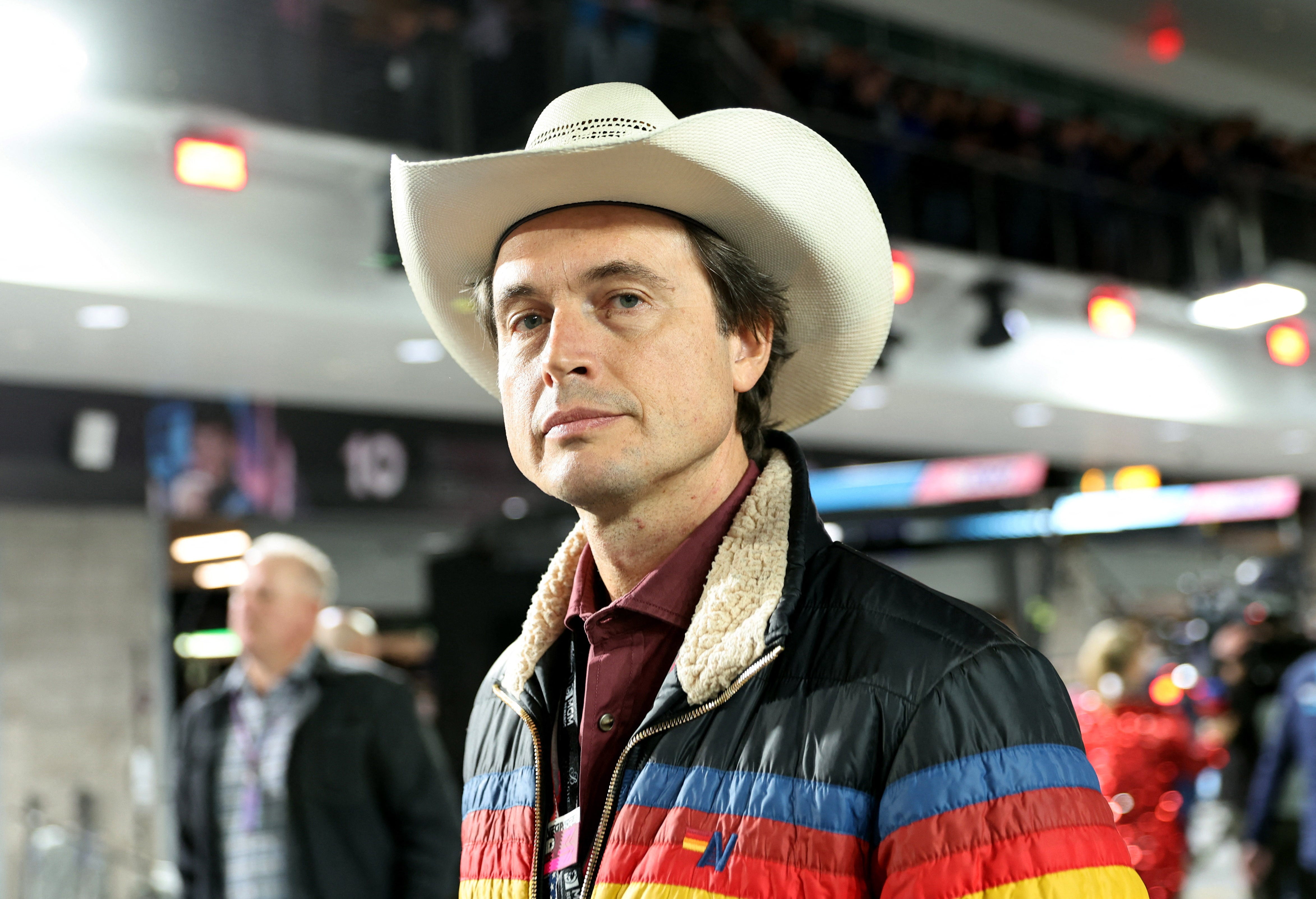 Formula One F1 - Las Vegas Grand Prix - Las Vegas Strip Circuit, Las Vegas, Nevada, U.S - November 18, 2023 Kimbal Musk before the race