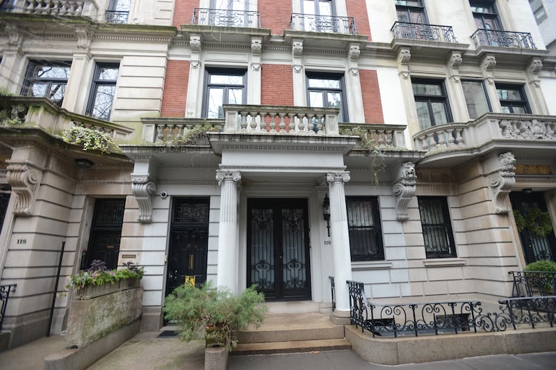 UNITED STATES -January 4: 116 East 65th Street in Manhattan, home of Ghislaine Maxwell. Photographed on Sunday Jan. 4, 2015 (Photo by Andrew Savulich/NY Daily News Archive via Getty Images)