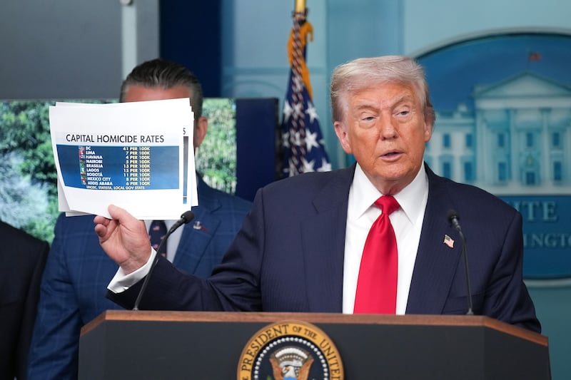 Trump at press conference