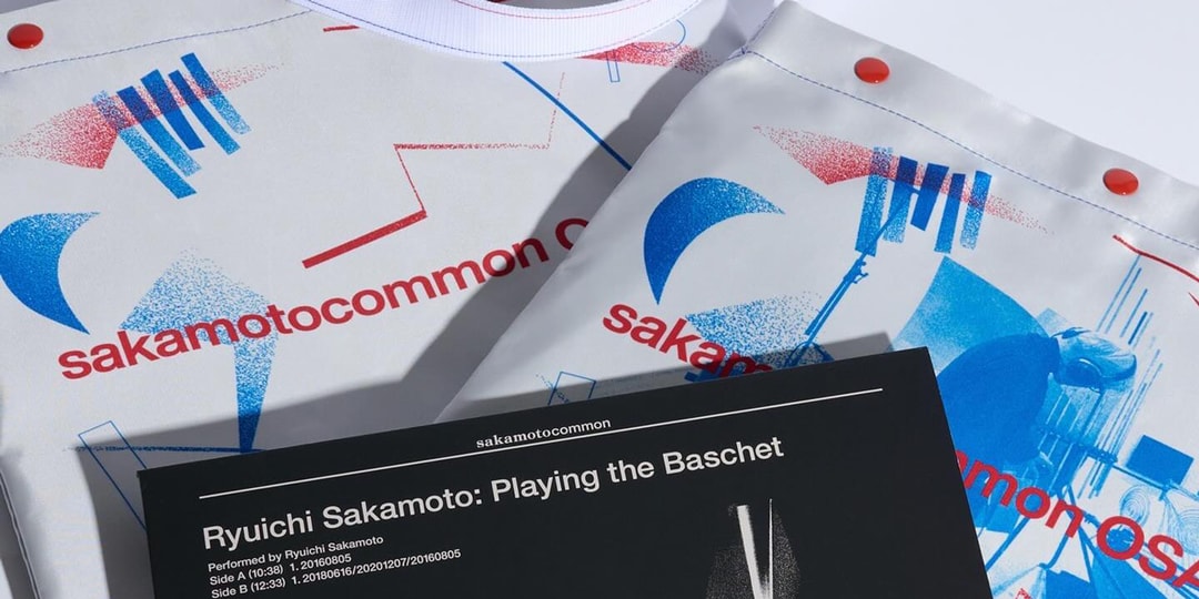 The Ryuichi Sakamoto x POTR Record Tote Fits a 12″ Vinyl