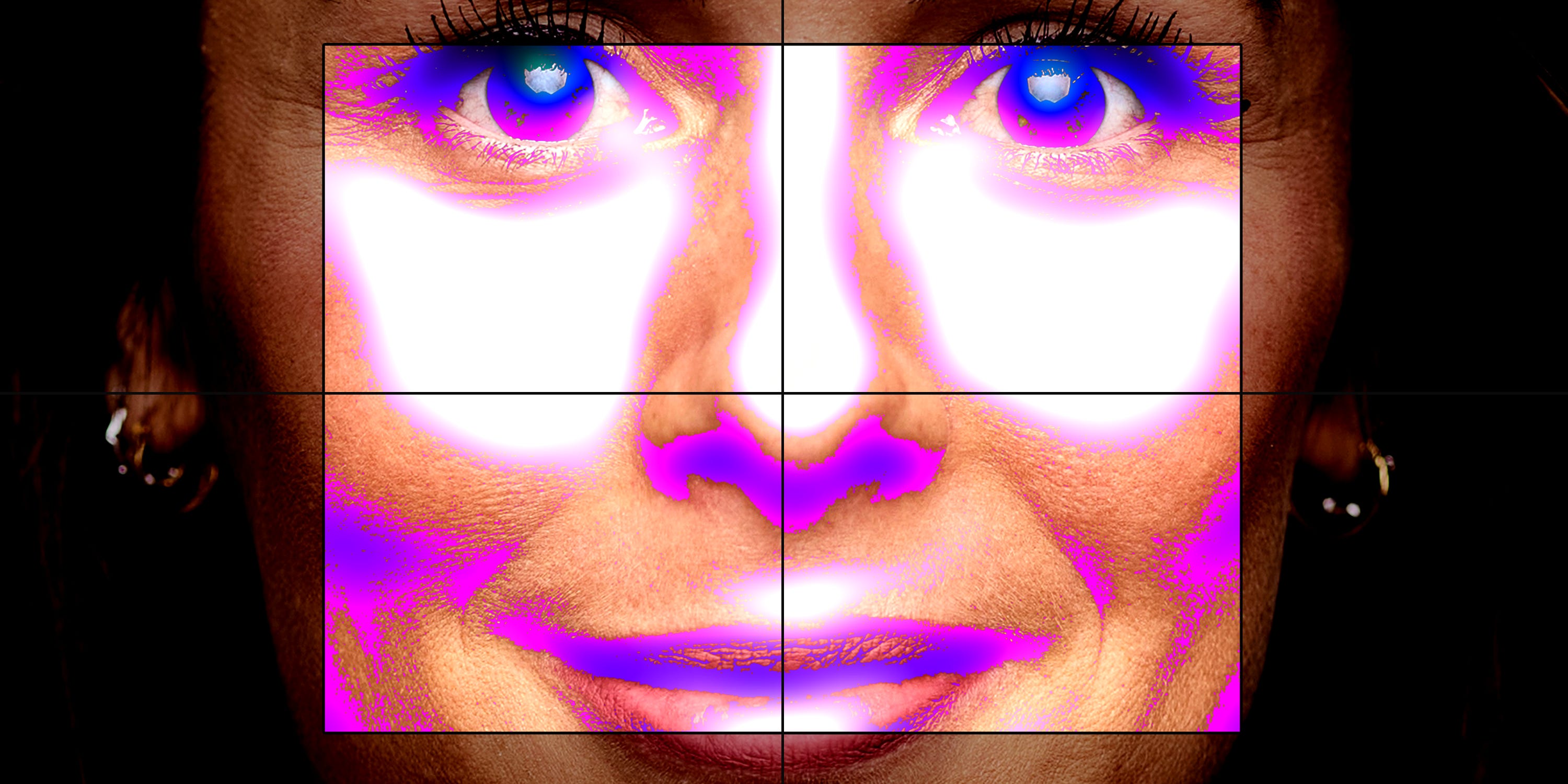 A woman's face