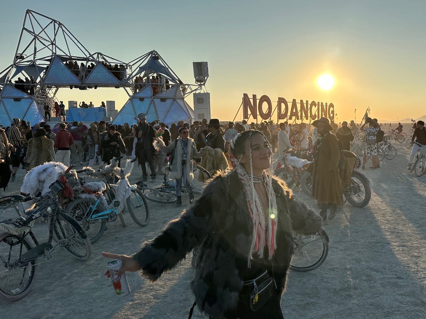 Anneta at Burning Man
