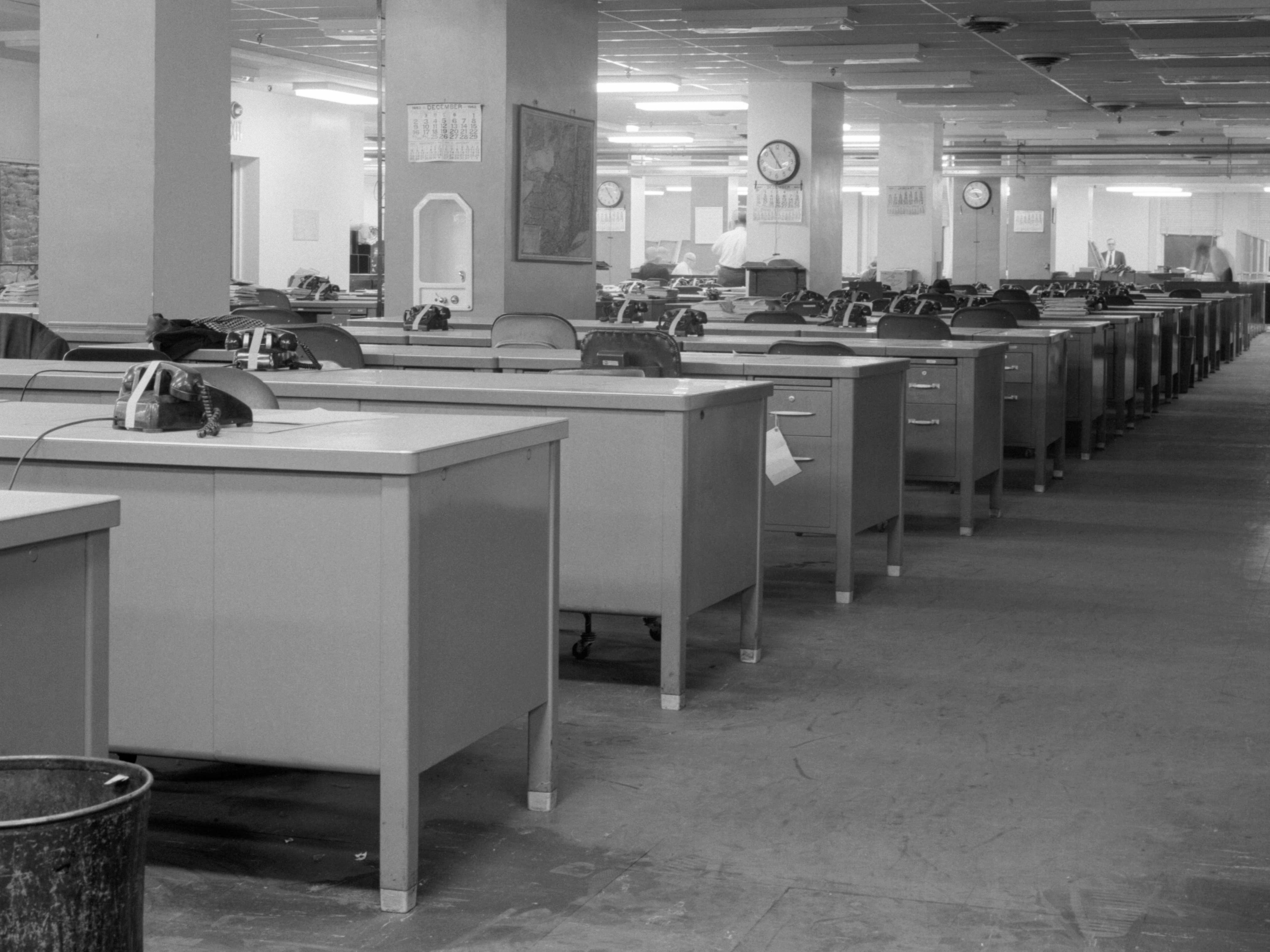 Empty desks