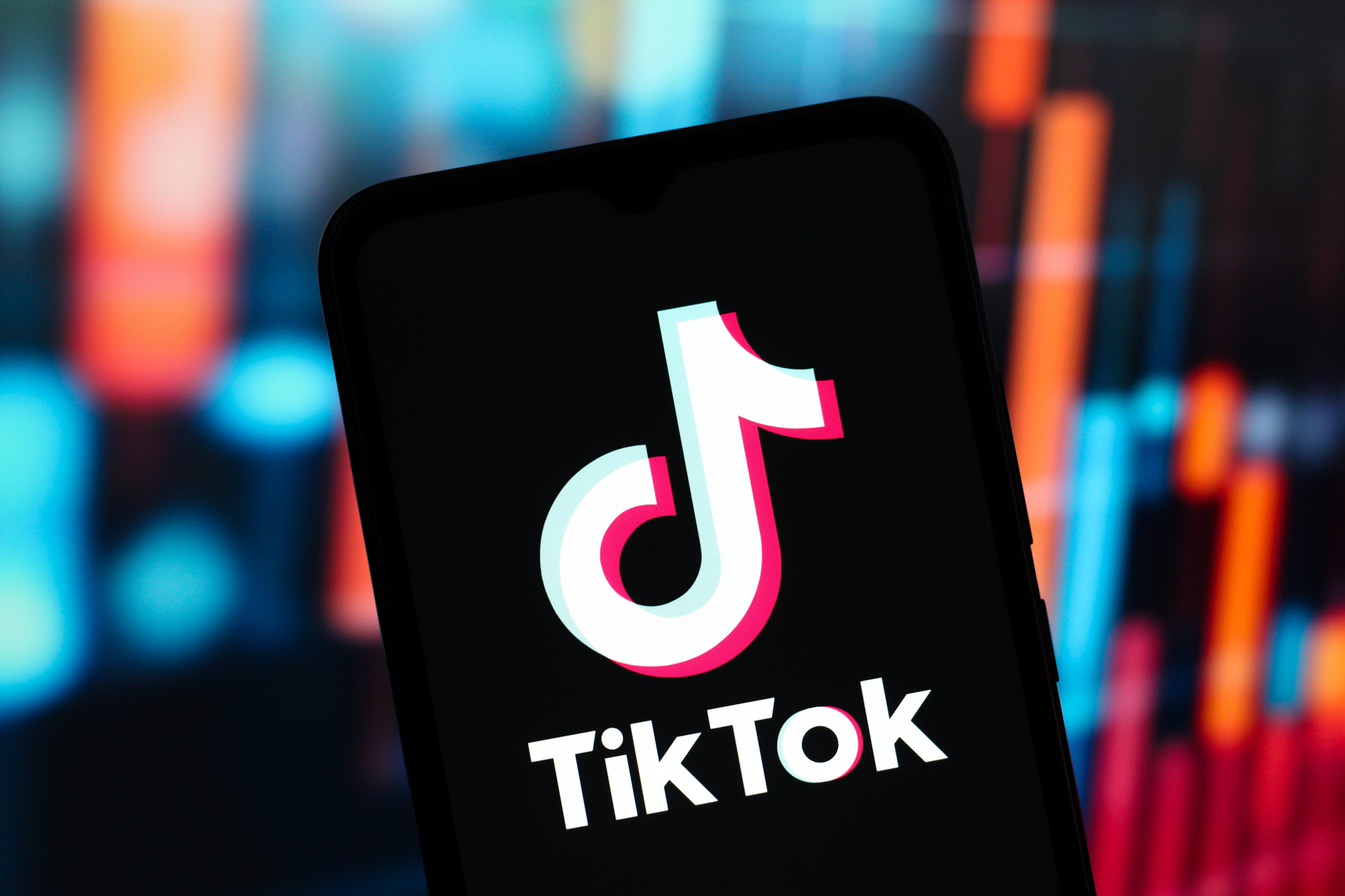 TikTok logo.