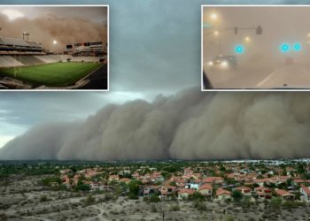 Towering dust storm rolling through Phoenix leaves thousands powerless, causes travel chaos