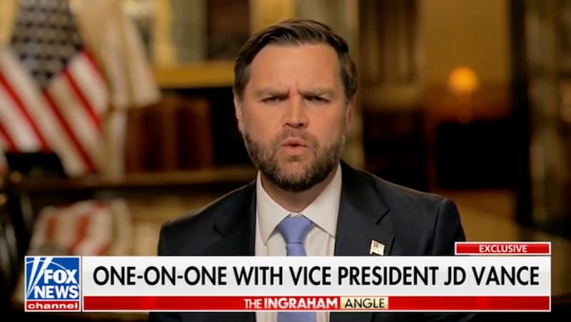 JD Vance on The Ingraham Angle on Fox News.