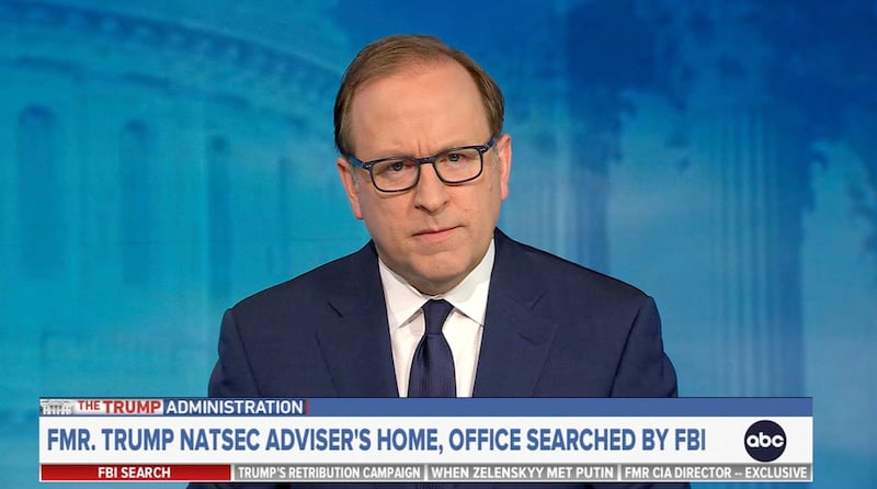 ABC News host Jonathan Karl.