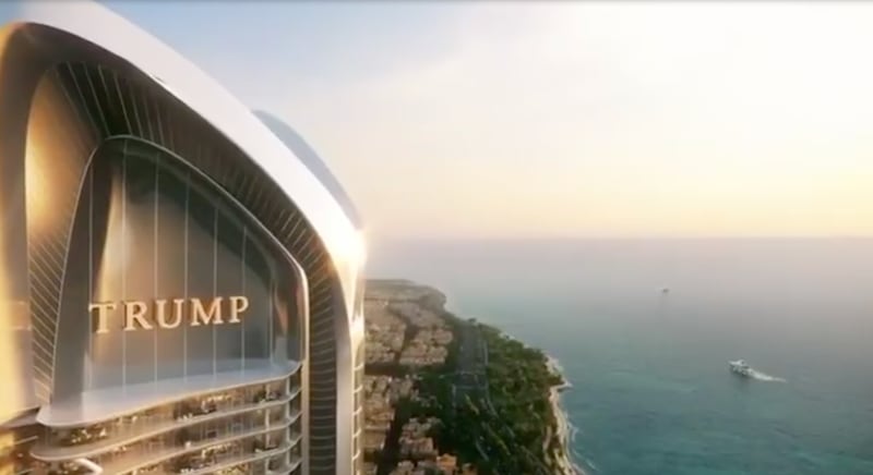 The proposed Trump Tower in Jeddah.