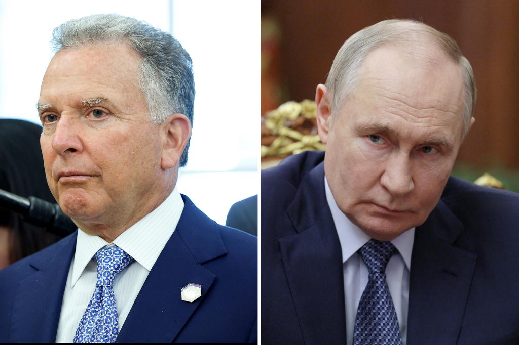 Trump envoy Witkoff urged to take tough approach with Putin in make-or-break meeting to end Ukraine war before sanctions