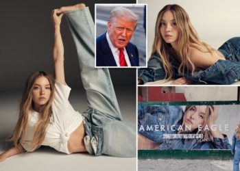 Trump praises Sydney Sweeney after learning she’s a registered Republican as woke mob torches her American Eagle jeans ad