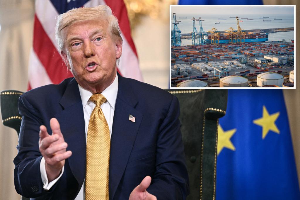Trump threatens to ratchet up tariffs on EU if it fails to invest $600 billion in US