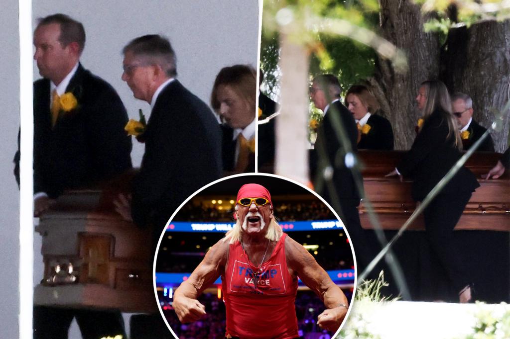 WWE legend Hulk Hogan honored at emotional memorial service in Florida