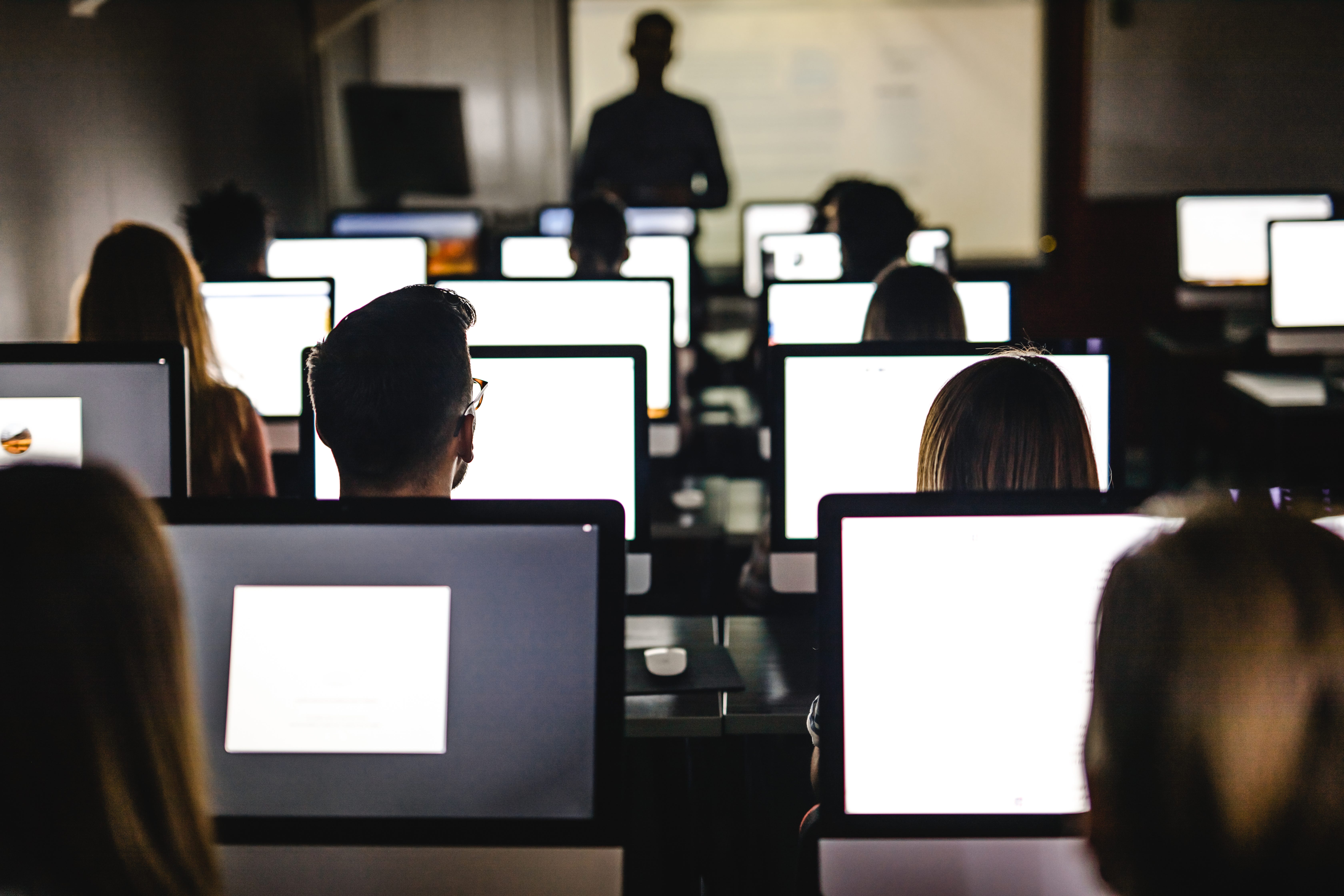 Students in computer lab