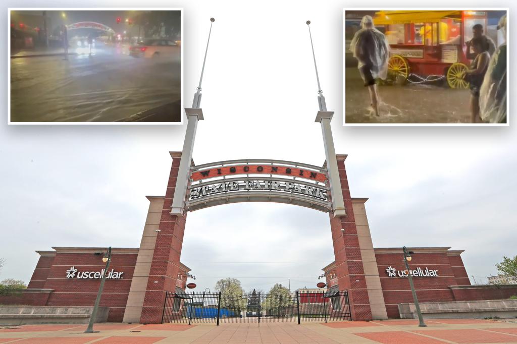 Wisconsin State Fair closes over flash flooding as regions reach over 6 inches of rain