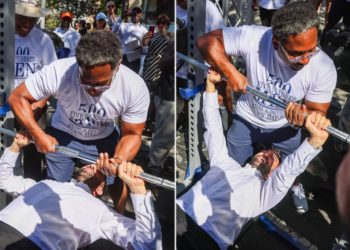 Zohran Mamdani fails at bench press while trying to show-off at Men’s Day in Brooklyn