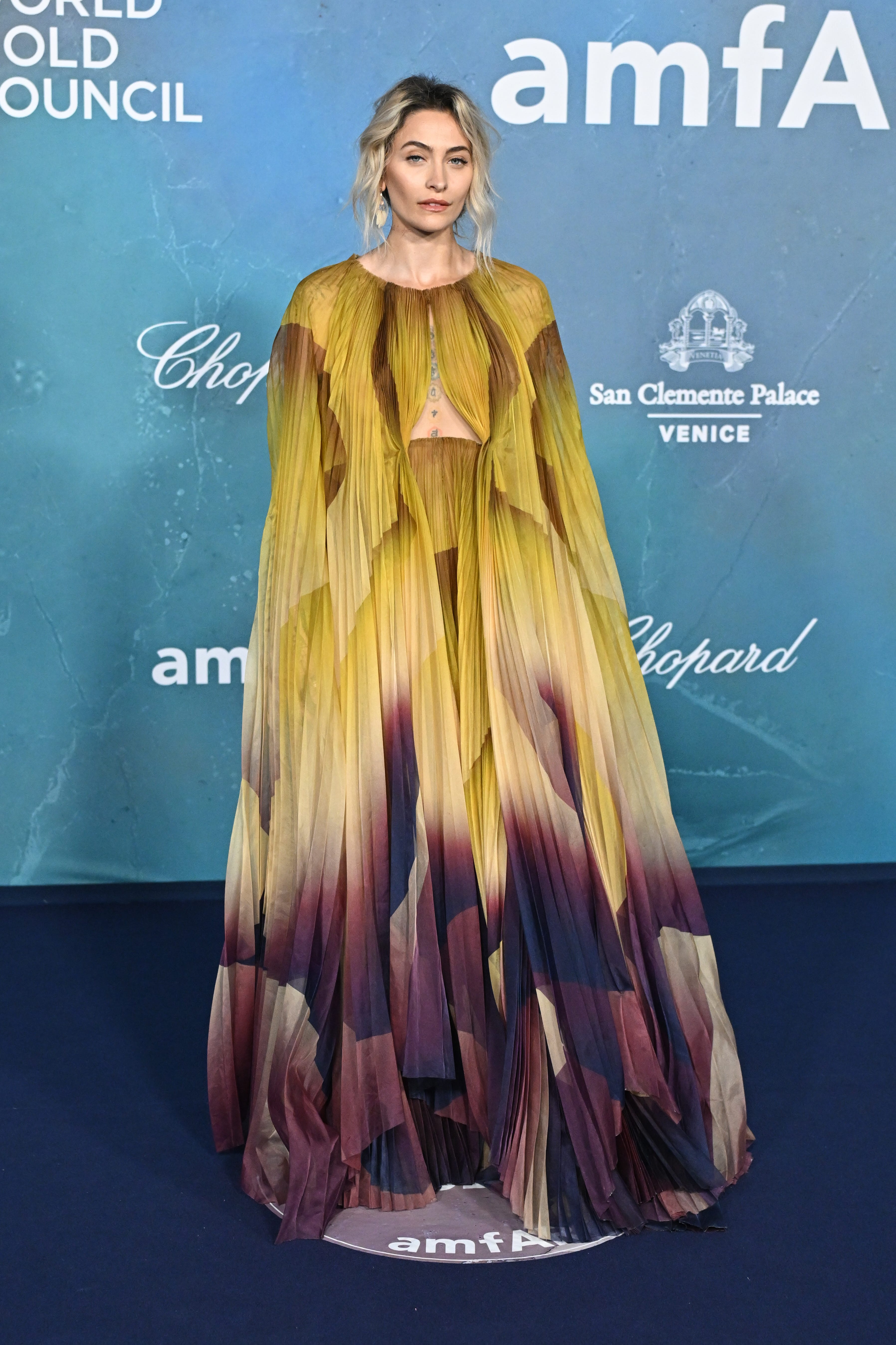 Paris Jackson attends the 2025 amfAR Gala Venezia in August 2025.