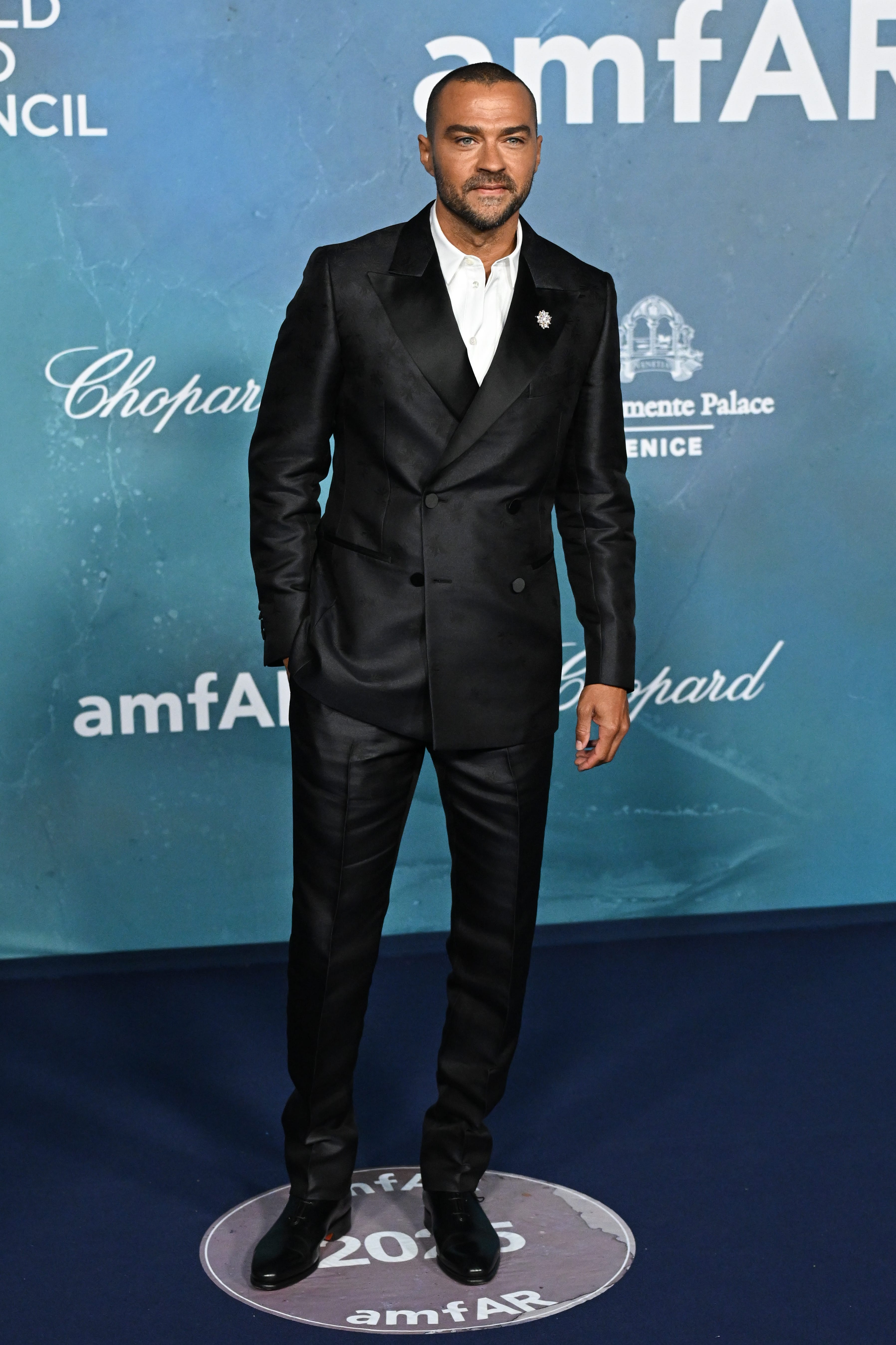 Jesse Williams attends the 2025 amfAR Gala Venezia in August 2025.