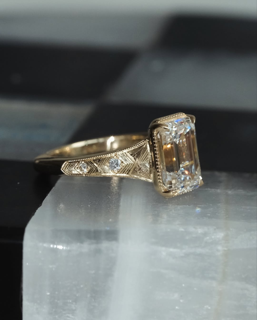 An Artifex Fine engagement ring