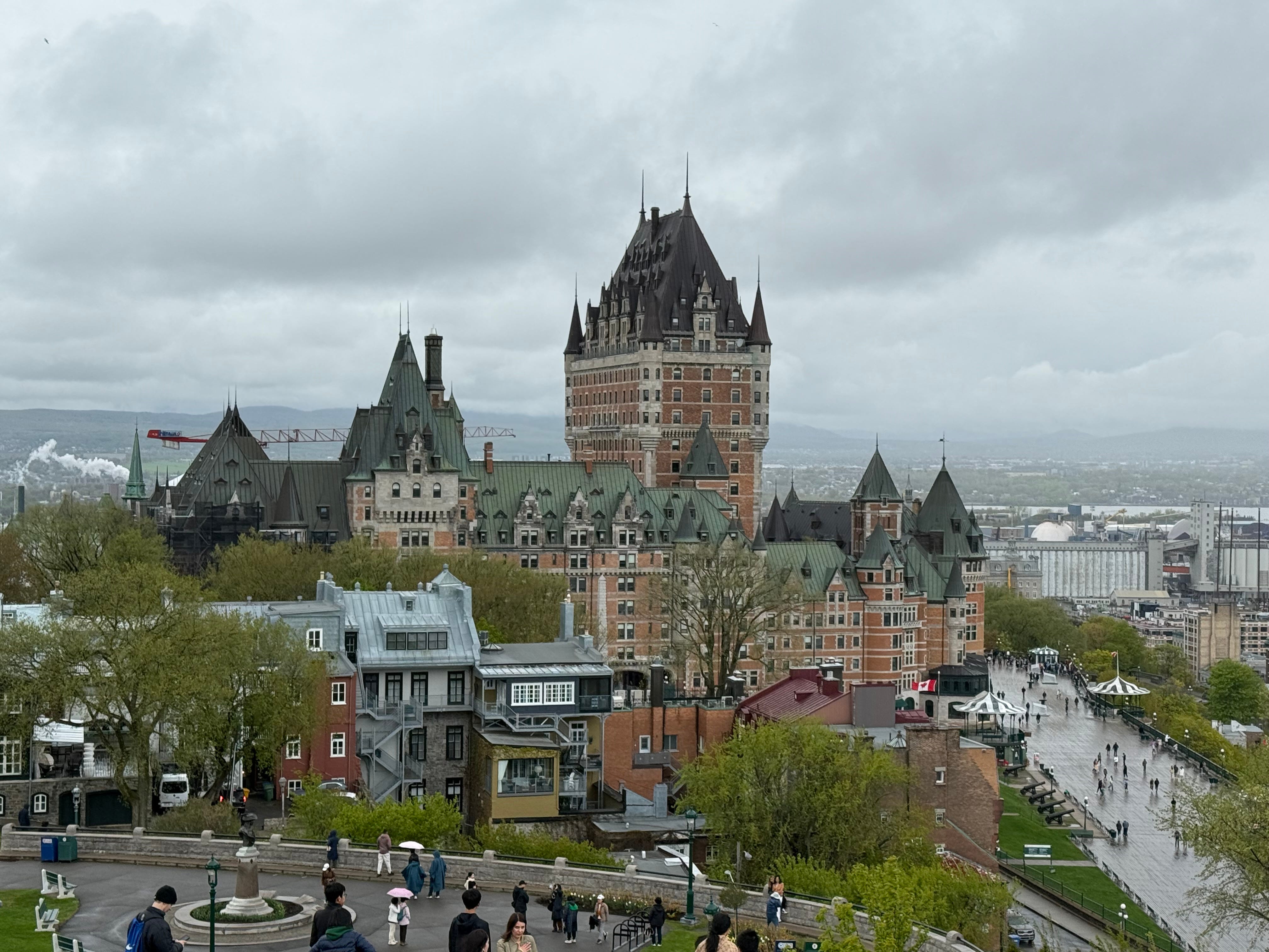 View of Fontenac, quebec city
