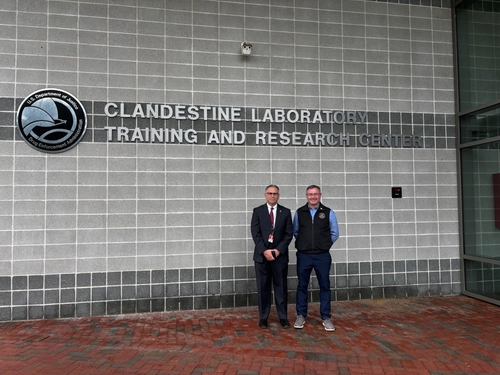 Congressmen Vindman and Baumgartner at the DEA Clandestine Laboratory Training and Research Center.