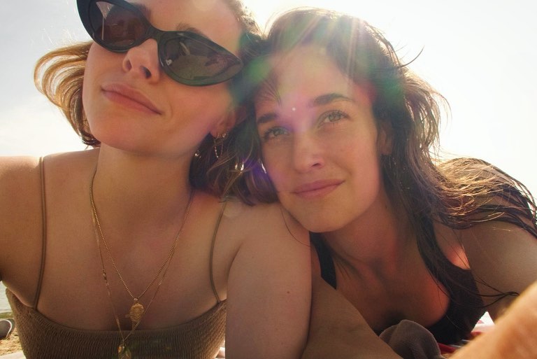 Chloe Grace Moretz and Kate Harrison in a selfie. 