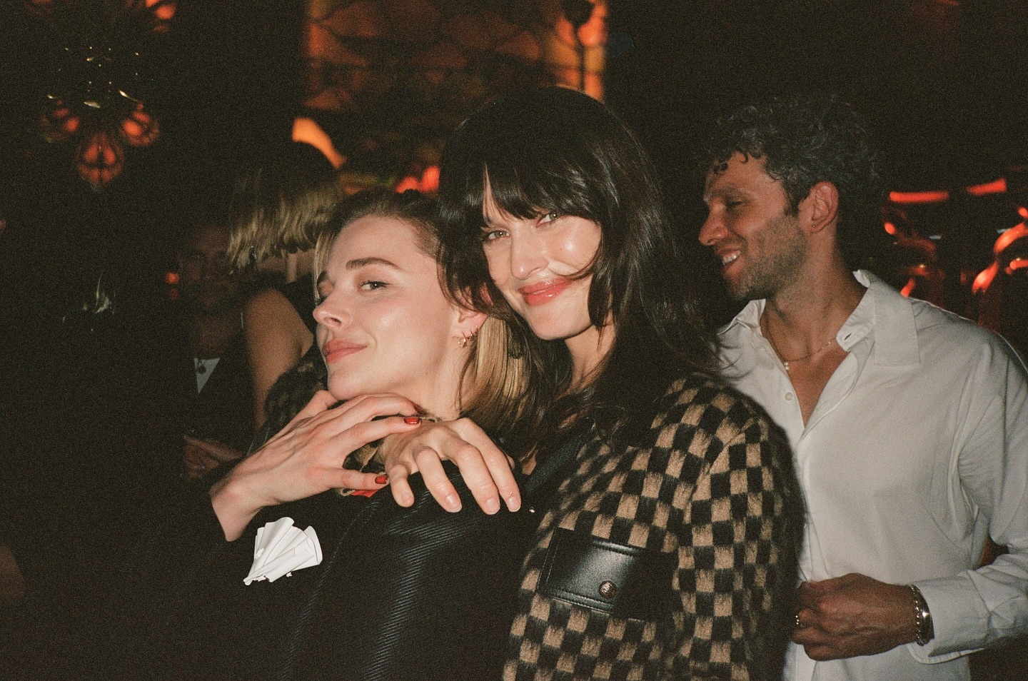 Chloe Grace Moretz and Kate Harrison hug. 