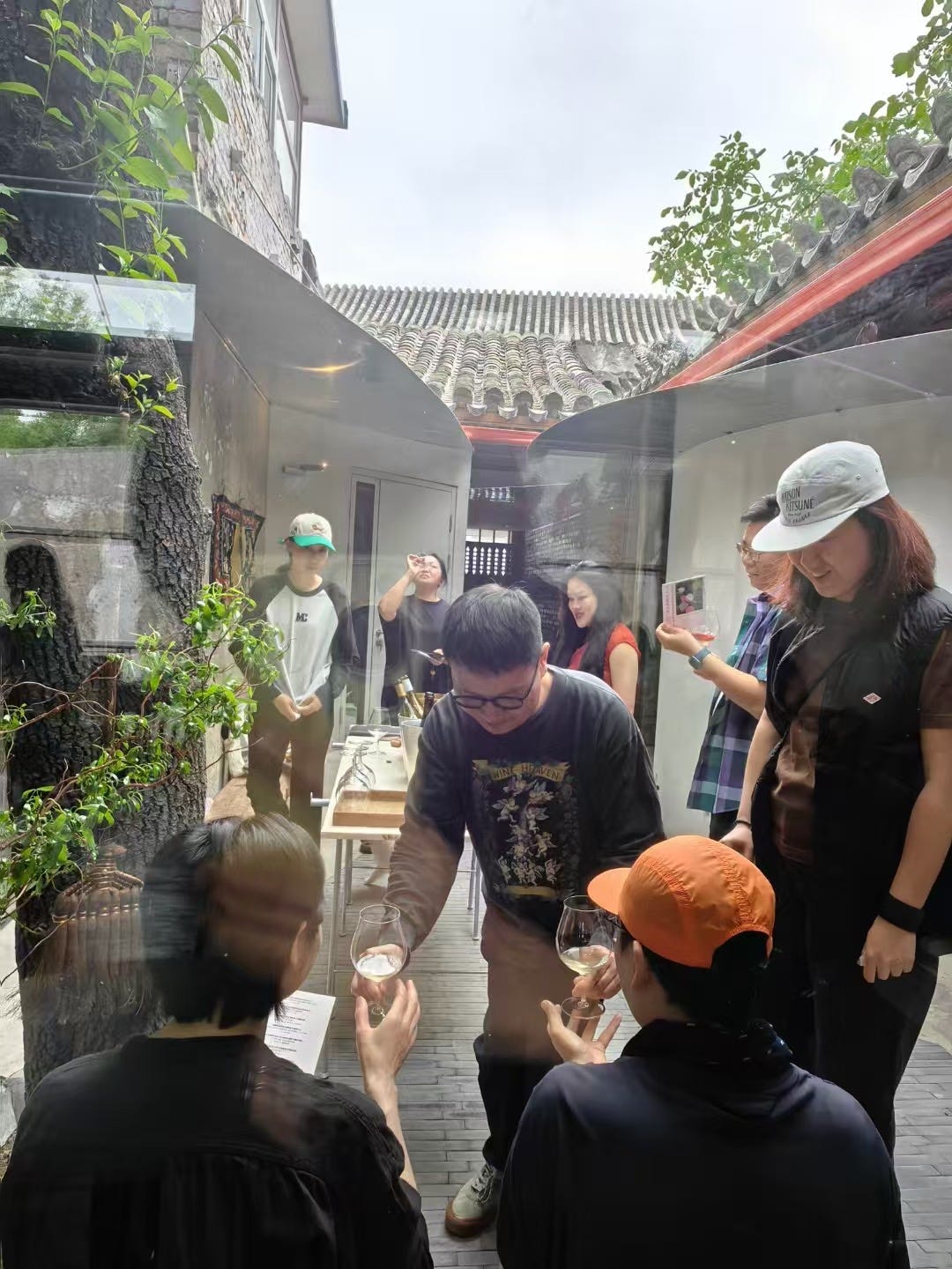 010 Beijing Natural's outdoor courtyard