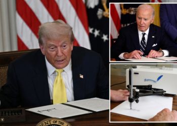 President Trump hints at ‘Biden Autopen’ portrait in new White House ‘Wall of Fame’ gallery: report
