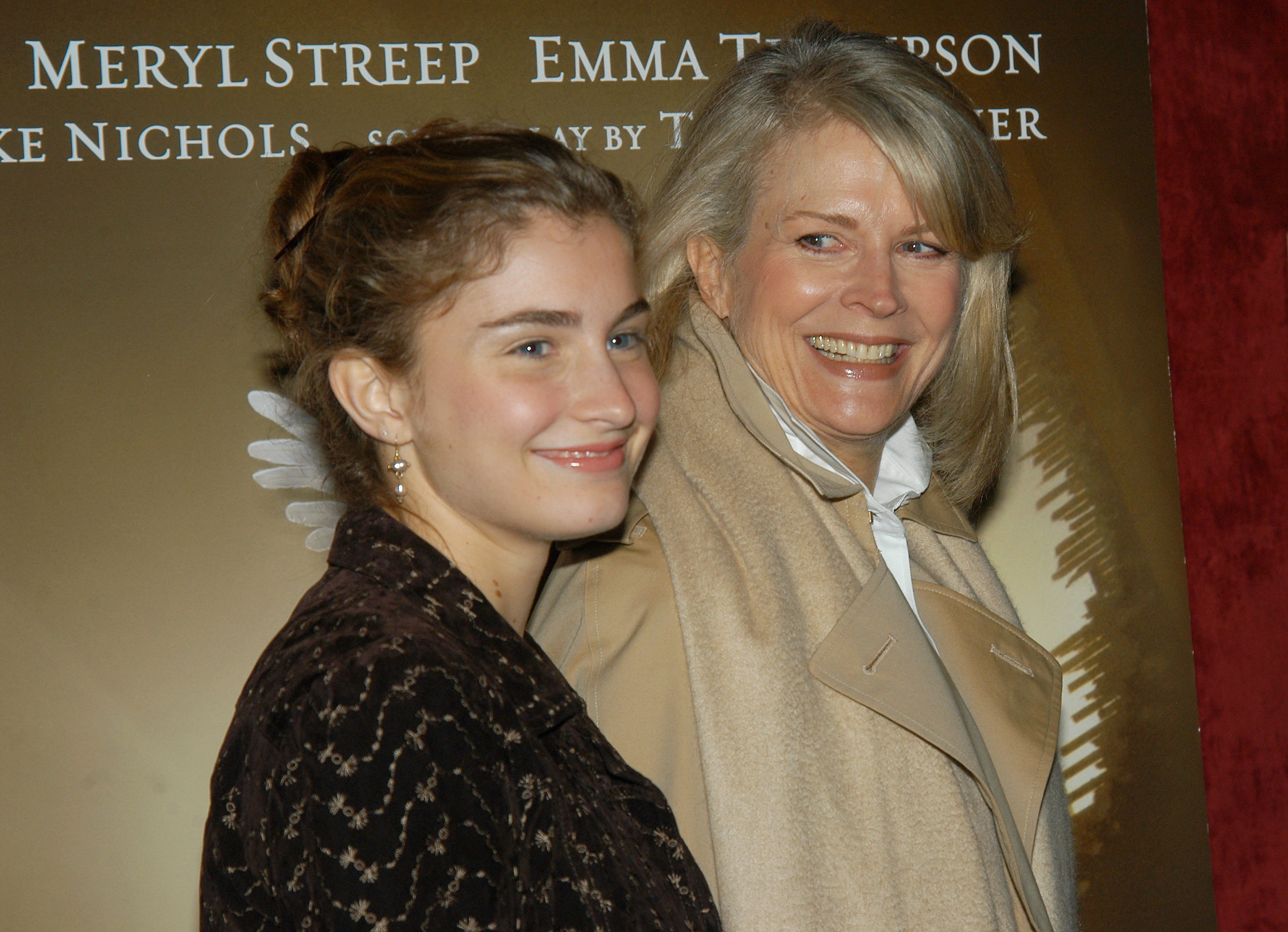 Candice Bergen and Chloe Malle at a movie screening.