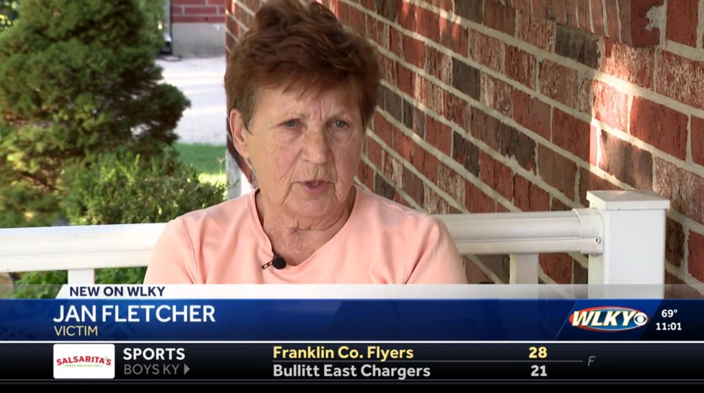 Jan Fletcher, victim of groping, in interview.